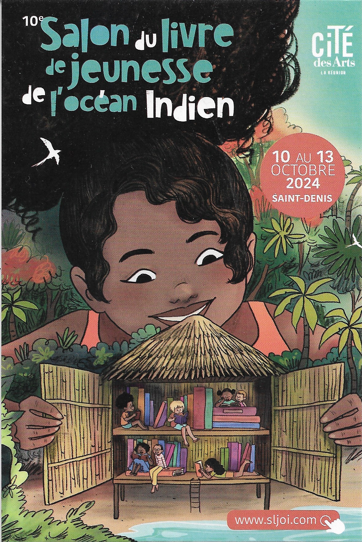 10e Salon du livre  jeunesse de l'océan Indien à Saint-Denis du 10 au 13 octobre 2024